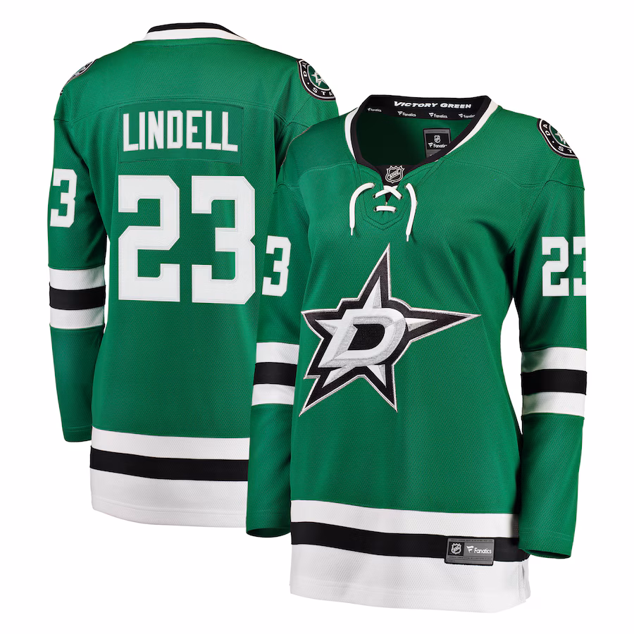 Women's Dallas Stars Esa Lindell Fanatics Kelly Green Breakaway Player Jersey - Jersey