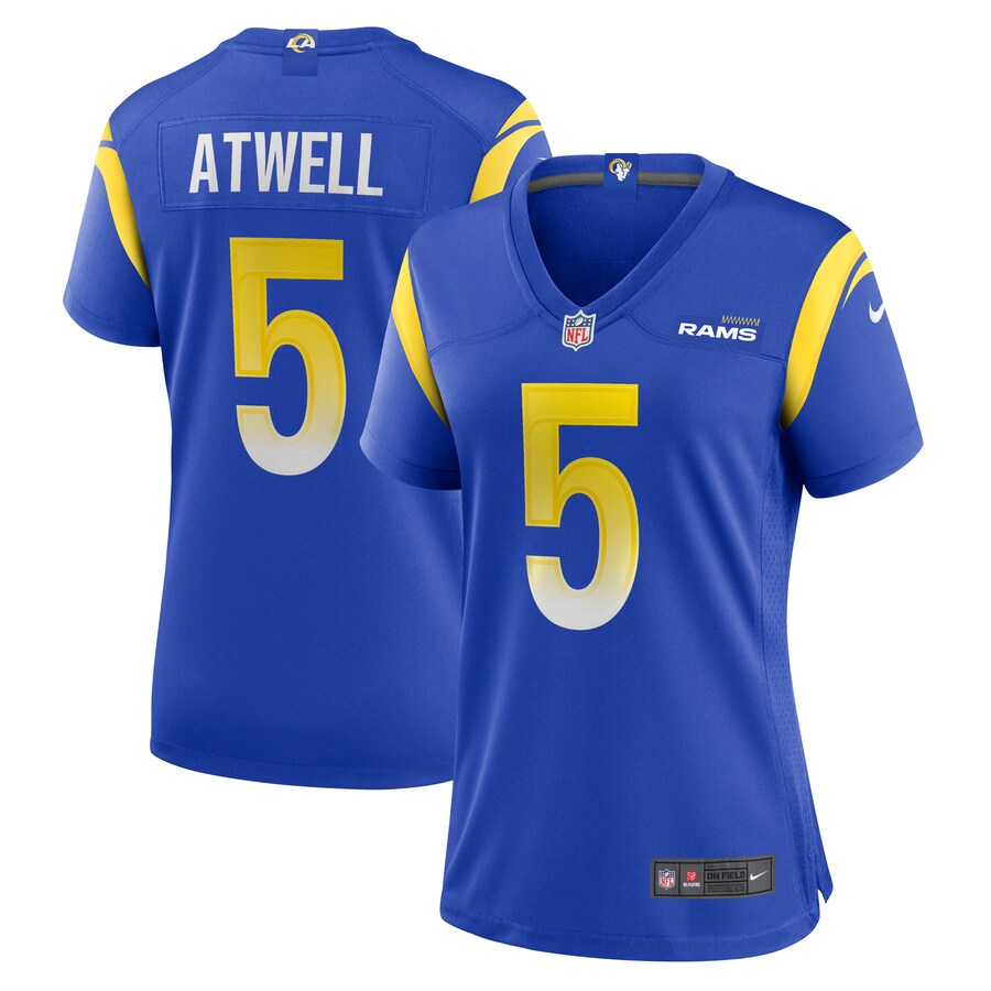 Women's Los Angeles Rams Tutu Atwell Nike Royal Home Game Jersey - Jersey