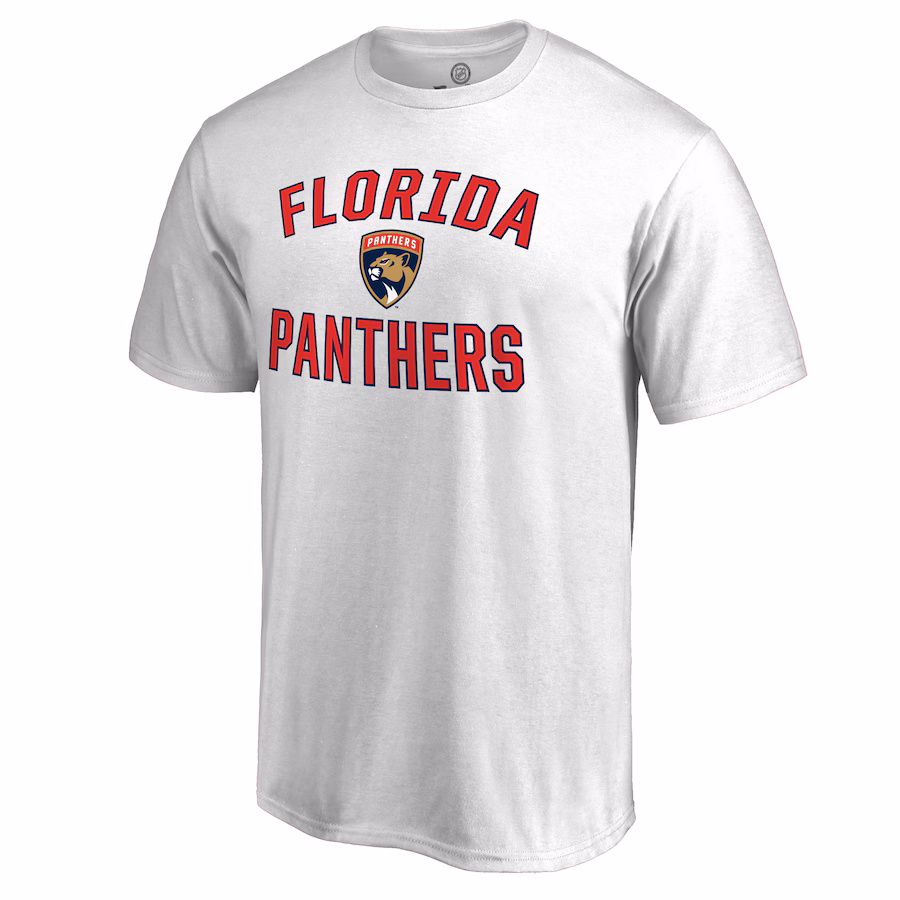 Men's Florida Panthers Victory Arch White T-Shirt - Jersey