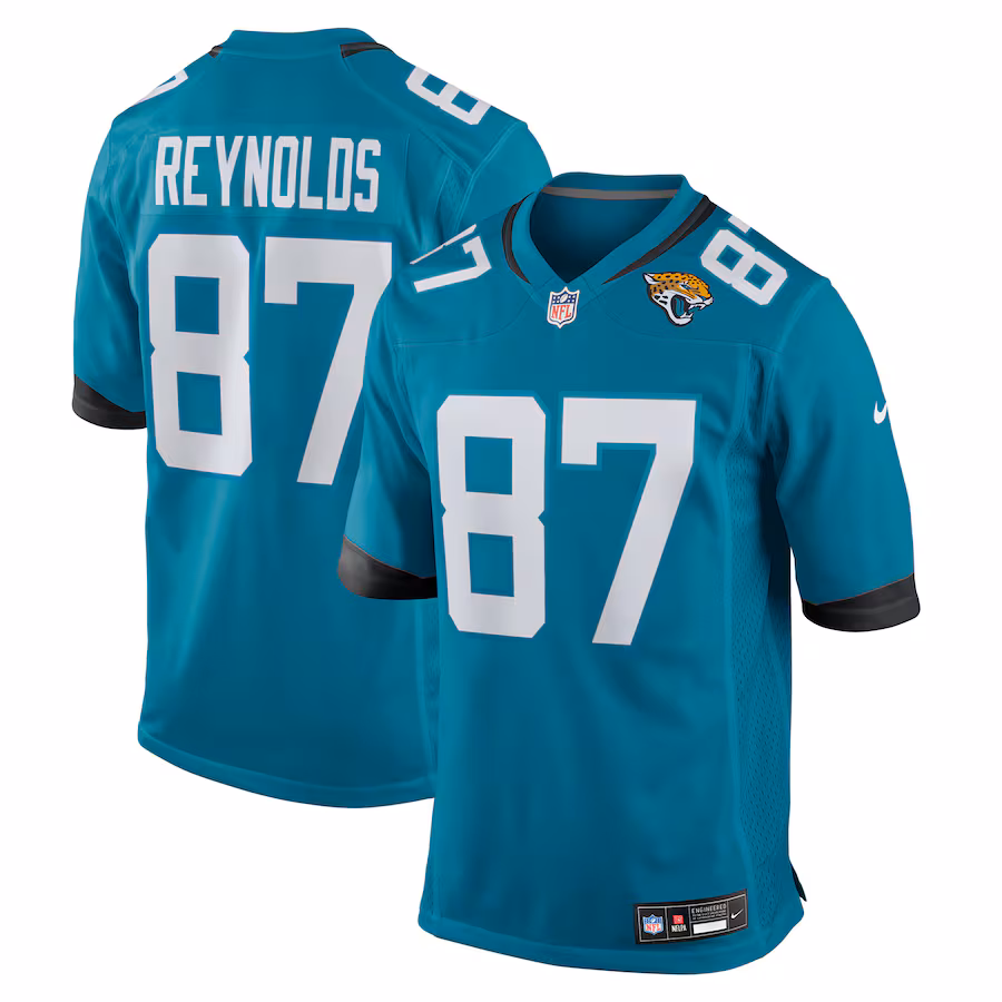 Men's Jacksonville Jaguars Josh Reynolds Nike Teal Team Game Jersey - Jersey
