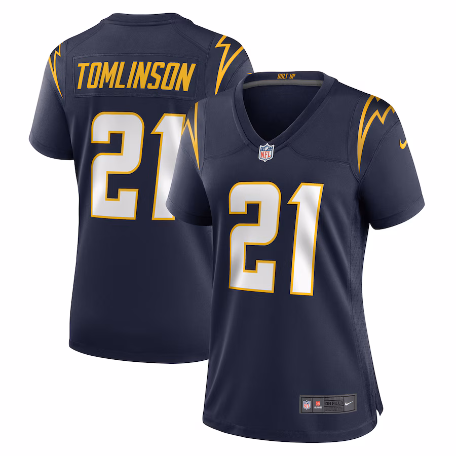 Women's Los Angeles Chargers LaDainian Tomlinson Nike Navy Retired Player Jersey - Jersey