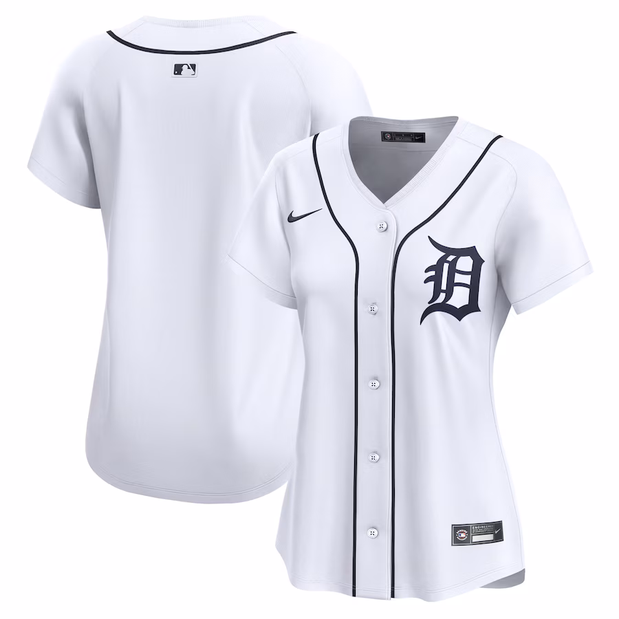 Women's Detroit Tigers Nike White Home Limited Jersey - Jersey
