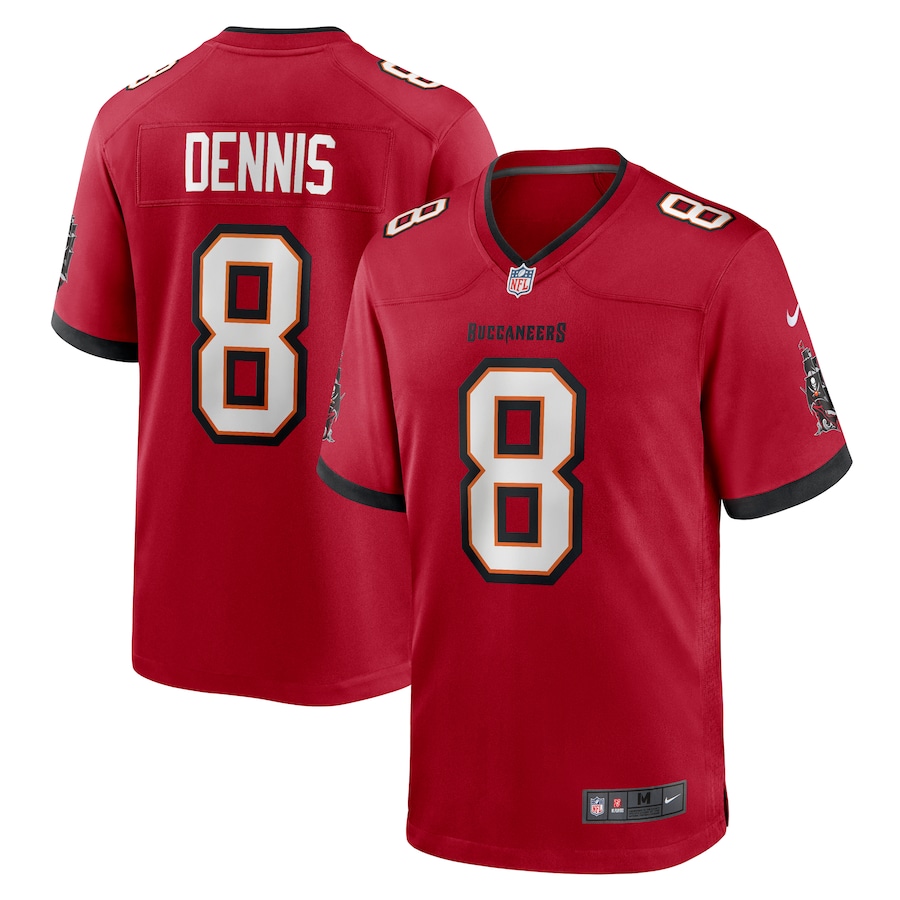 Men's Tampa Bay Buccaneers SirVocea Dennis Nike Red Game Jersey - Jersey