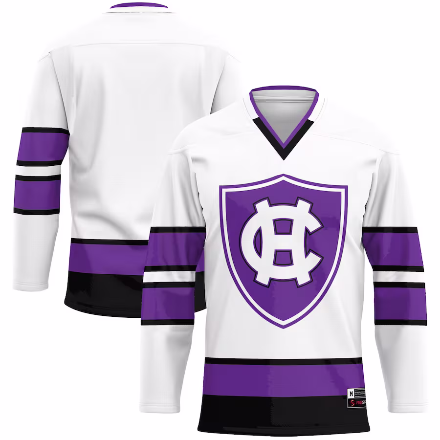 Holy Cross Crusaders GameDay Greats Hockey Jersey - White - Jersey