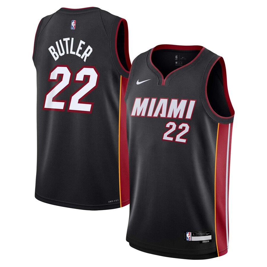 Youth Miami Heat Jimmy Butler Nike Black Swingman Jersey - Icon Edition - Jersey