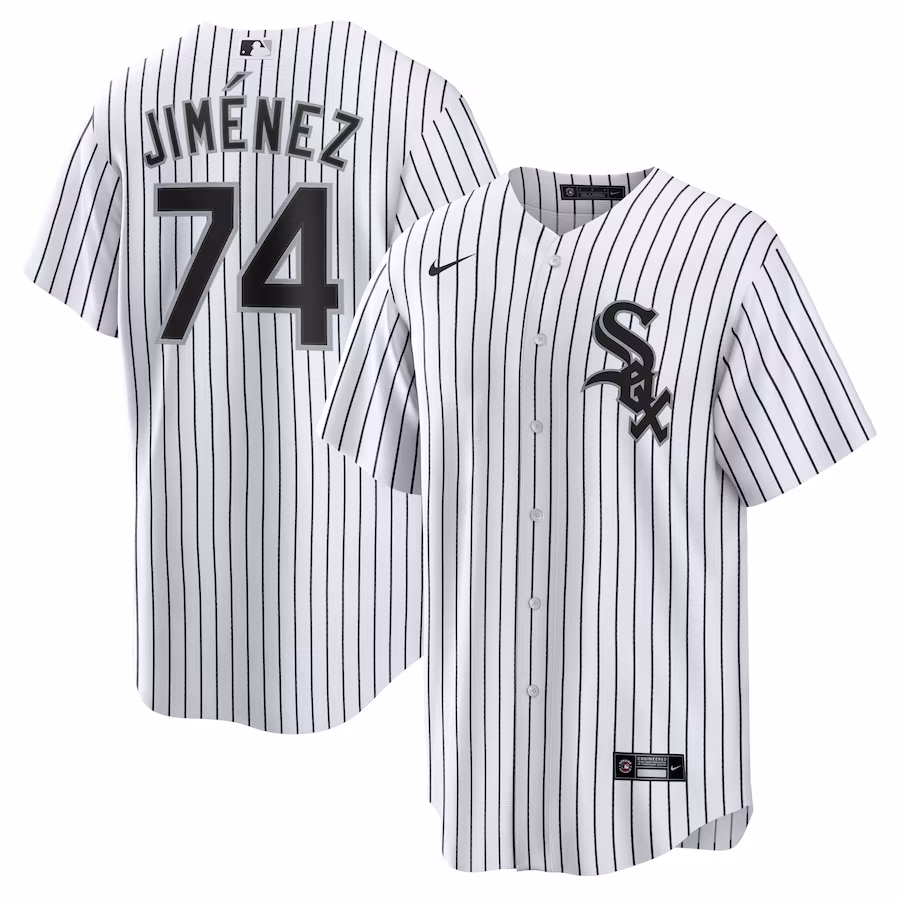 Men's Chicago White Sox Eloy Jimenez Nike White Home Replica Player Name Jersey - Jersey
