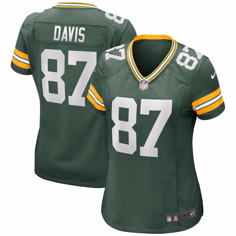 Women's Green Bay Packers Willie Davis Nike Green Game Retired Player Jersey - Jersey