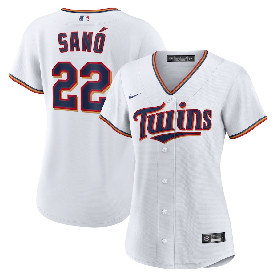 Women's Minnesota Twins Miguel Sano Nike White Home Replica Player Jersey - Jersey