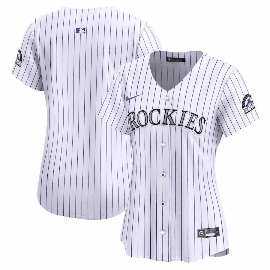 Women's Colorado Rockies Nike White Home Limited Jersey - Jersey
