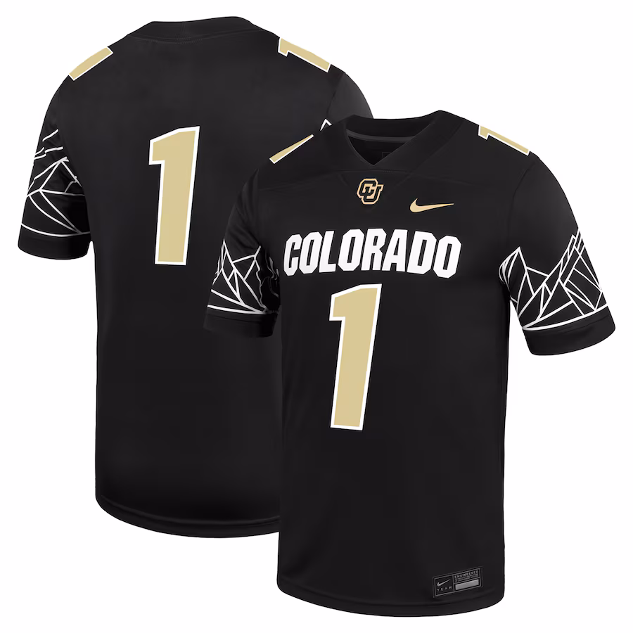 Men's Nike Black Colorado Buffaloes Untouchable Game Jersey - Jersey