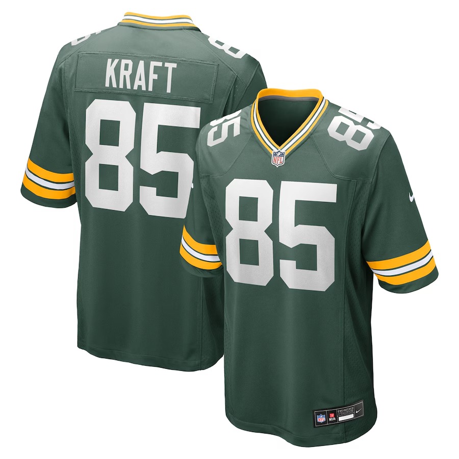 Men's Green Bay Packers Tucker Kraft Nike  Green  Game Jersey - Jersey
