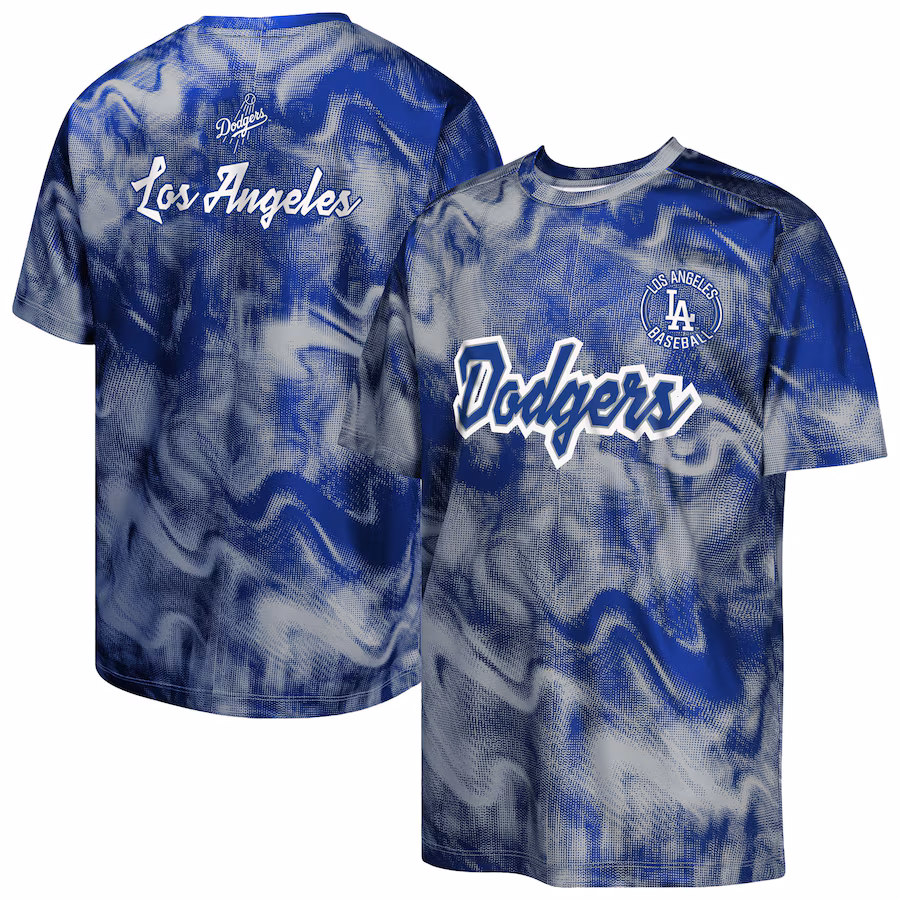 Youth Los Angeles Dodgers Royal/Gray Pinch Hitter T-Shirt - Jersey