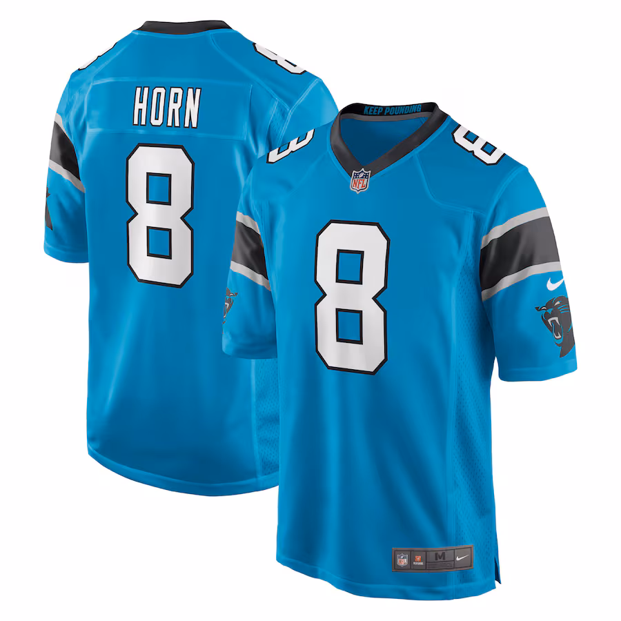 Men's Carolina Panthers Jaycee Horn Nike Blue Game Jersey - Jersey