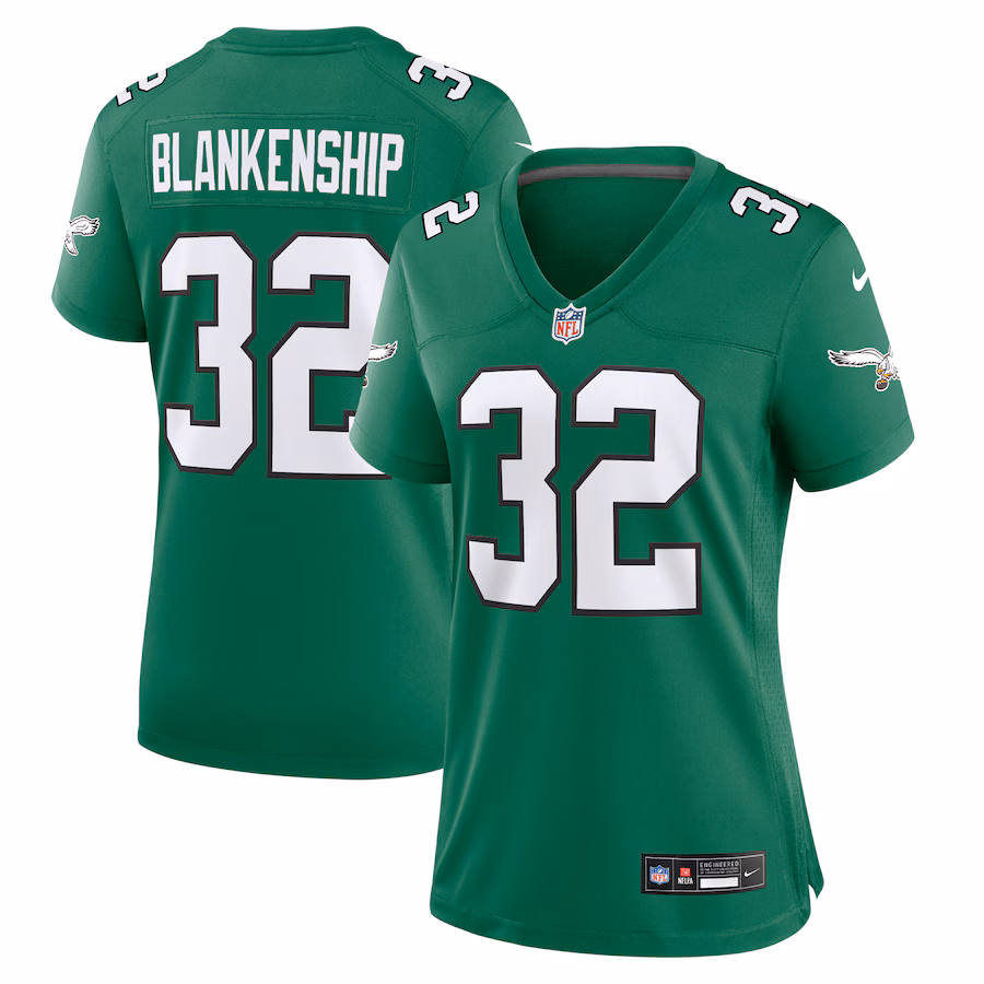 Women's Philadelphia Eagles Reed Blankenship Nike  Kelly Green Alternate Game Jersey - Jersey