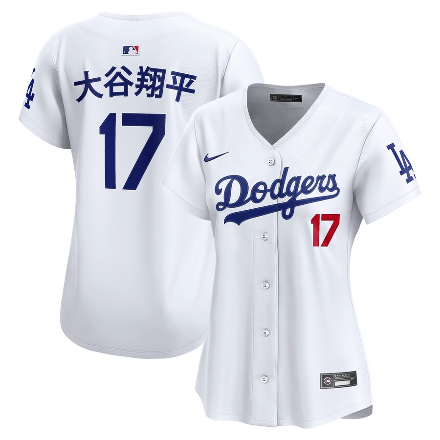 Women's Los Angeles Dodgers Shohei Ohtani Nike White Home Limited Jersey - Jersey