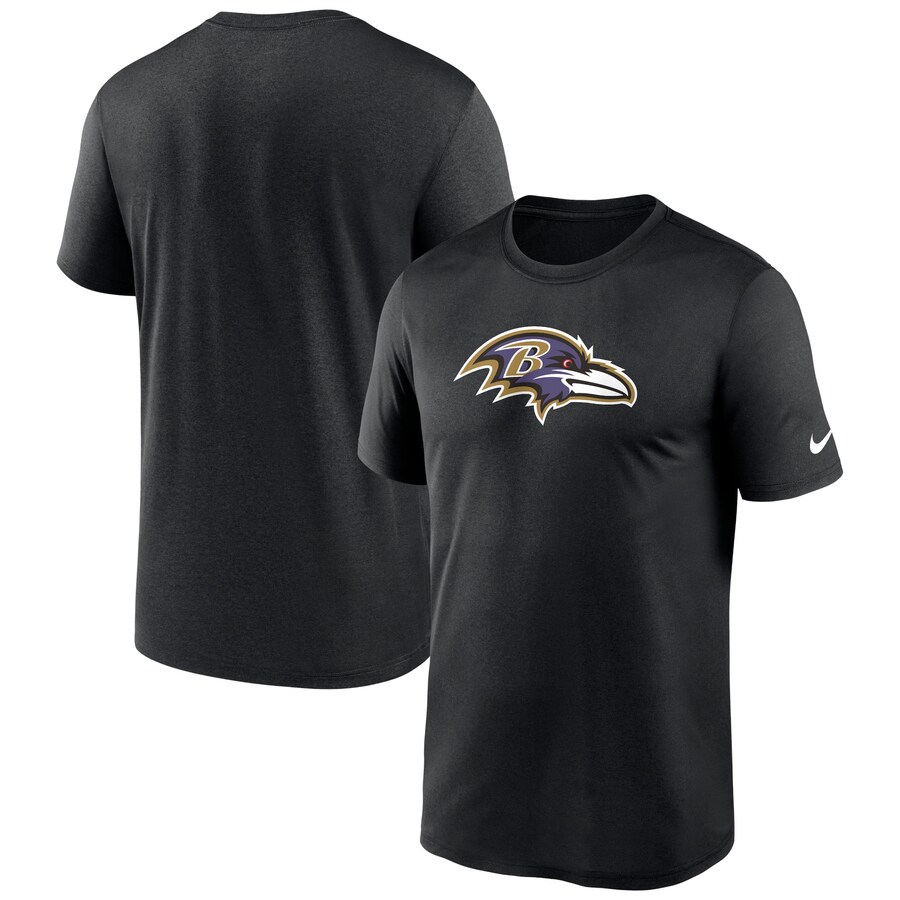 Men's Baltimore Ravens Nike Black Legend Logo Performance T-Shirt - Jersey