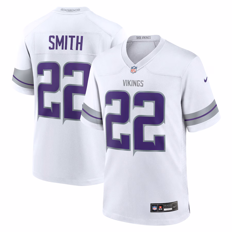 Men's Minnesota Vikings Harrison Smith Nike  White Alternate Game Jersey - Jersey