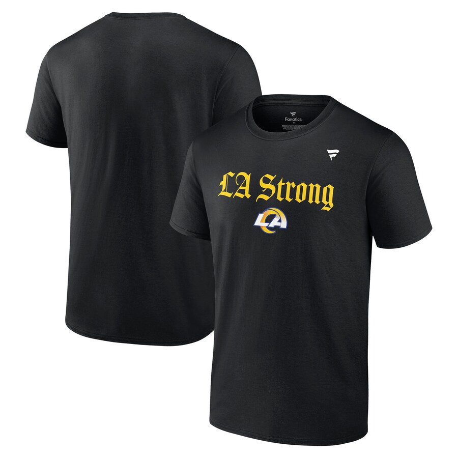 Unisex Los Angeles Rams Fanatics Black LA Strong T-Shirt - Jersey