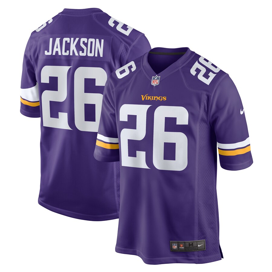 Men's Minnesota Vikings Theo Jackson Nike Purple Game Jersey - Jersey