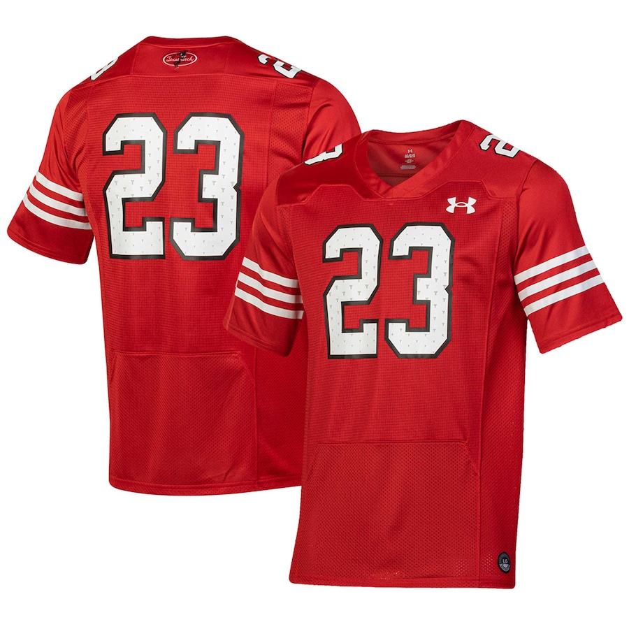 Men's Under Armour #23 Red Texas Tech Red Raiders Throwback Replica Jersey - Jersey