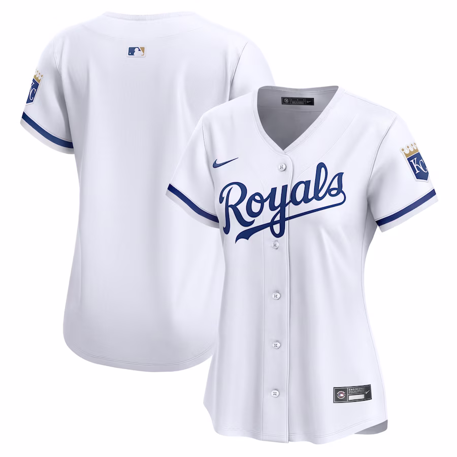 Women's Kansas City Royals Nike White Home Limited Jersey - Jersey