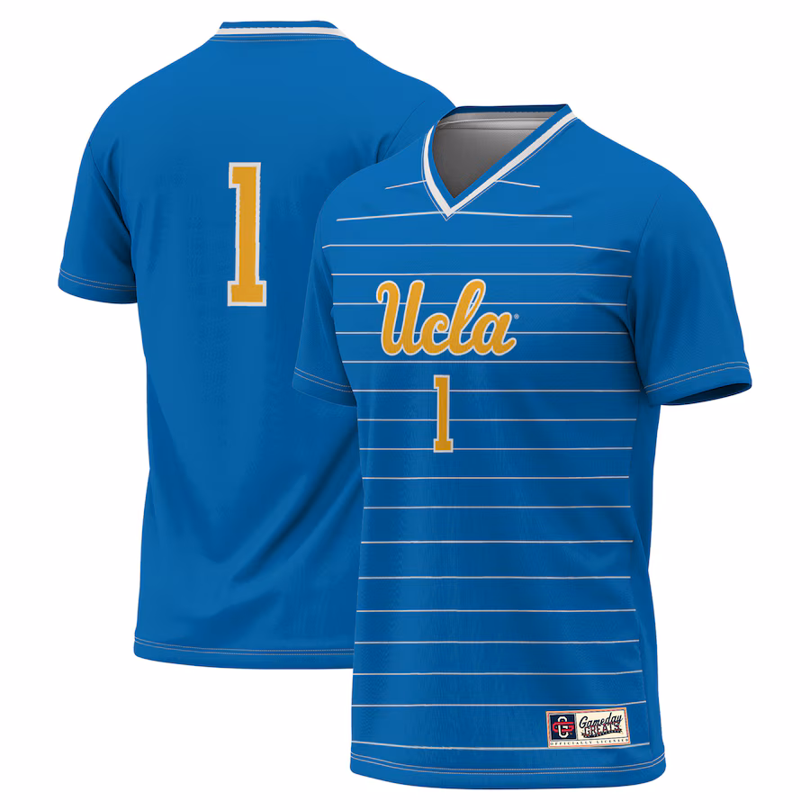 GameDay Greats #1 Blue UCLA Bruins Lightweight Soccer Fashion Jersey - Jersey
