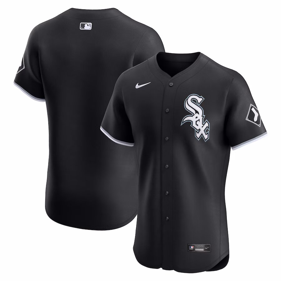 Men's Chicago White Sox Nike Black Alternate 2 Elite Jersey - Jersey
