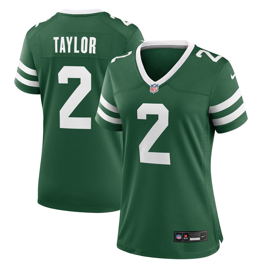 Women's New York Jets Tyrod Taylor Nike Legacy Green Team Game Jersey - Jersey