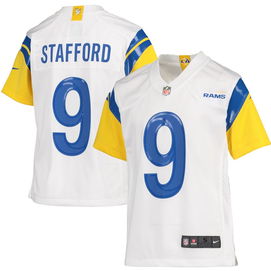 Youth Los Angeles Rams Matthew Stafford Nike White Game Jersey - Jersey