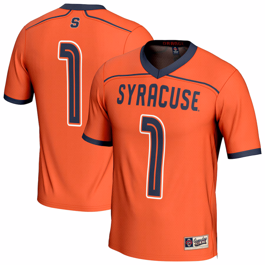 Youth GameDay Greats #1 Orange Syracuse Orange Lightweight Lacrosse Fashion Jersey - Jersey