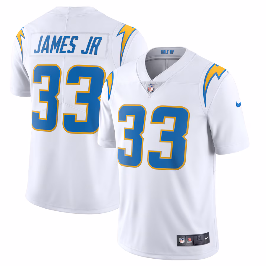 Men's Los Angeles Chargers Derwin James Nike White Vapor Limited Jersey - Jersey