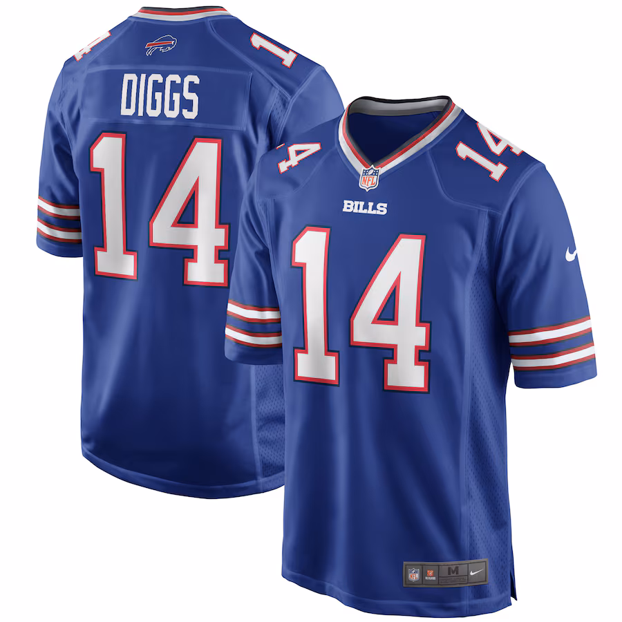 Men's Buffalo Bills Stefon Diggs Nike Royal Game Player Jersey - Jersey