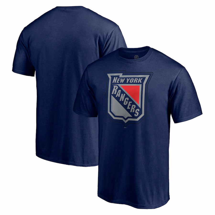 Men's New York Rangers Navy Special Edition Secondary Logo T-Shirt - Jersey