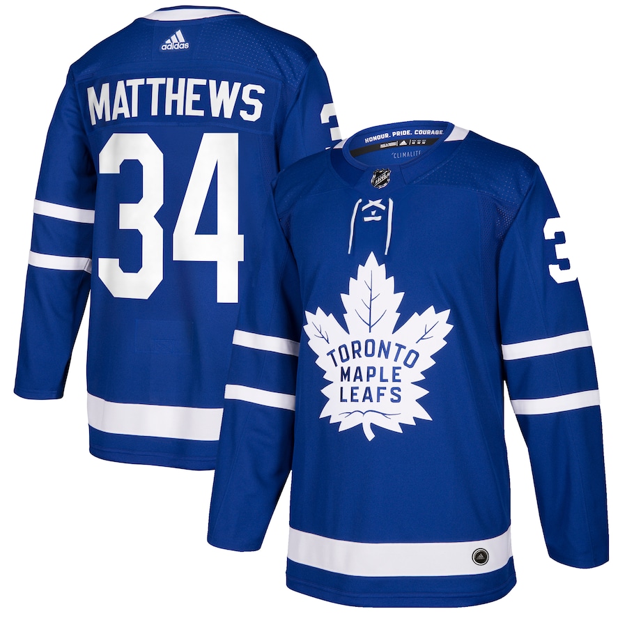 Men's Toronto Maple Leafs Auston Matthews adidas Blue Authentic Player Jersey - Jersey