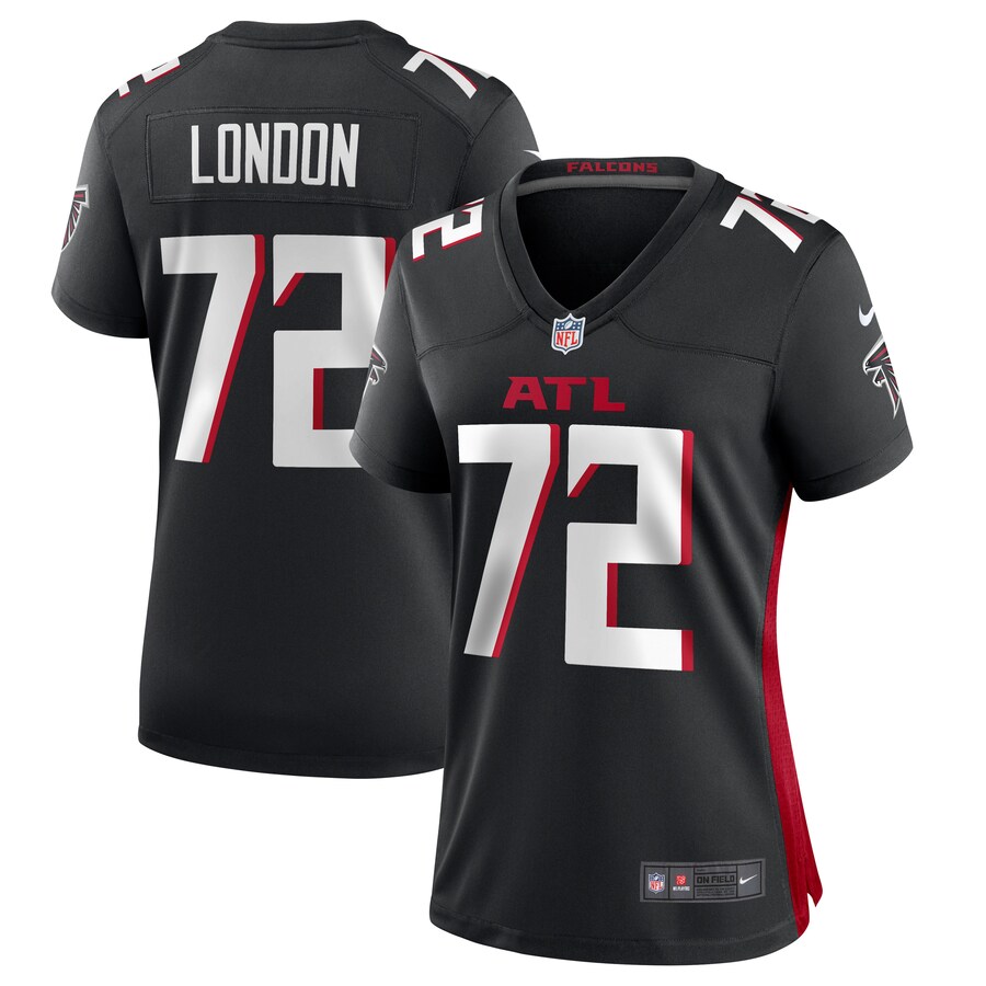 Women's Atlanta Falcons LaCale London Nike  Black  Game Jersey - Jersey