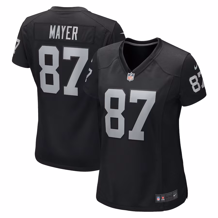 Women's Las Vegas Raiders Michael Mayer Nike Black Game Jersey - Jersey