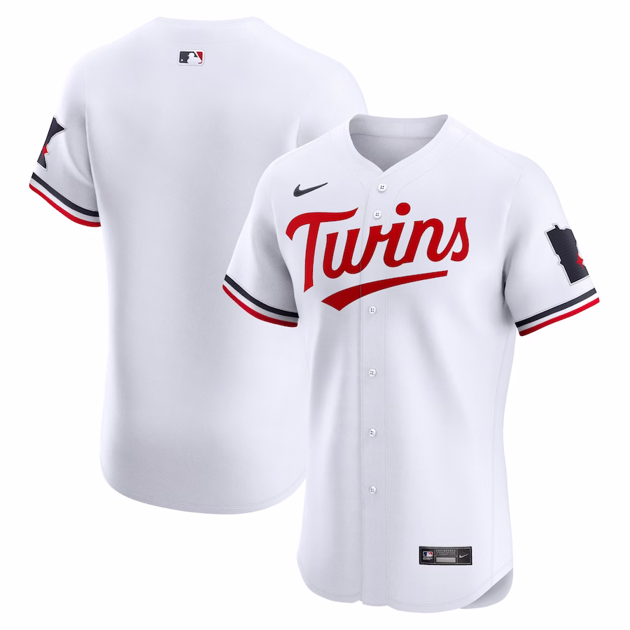 Men's Minnesota Twins Nike White Home Elite Jersey - Jersey