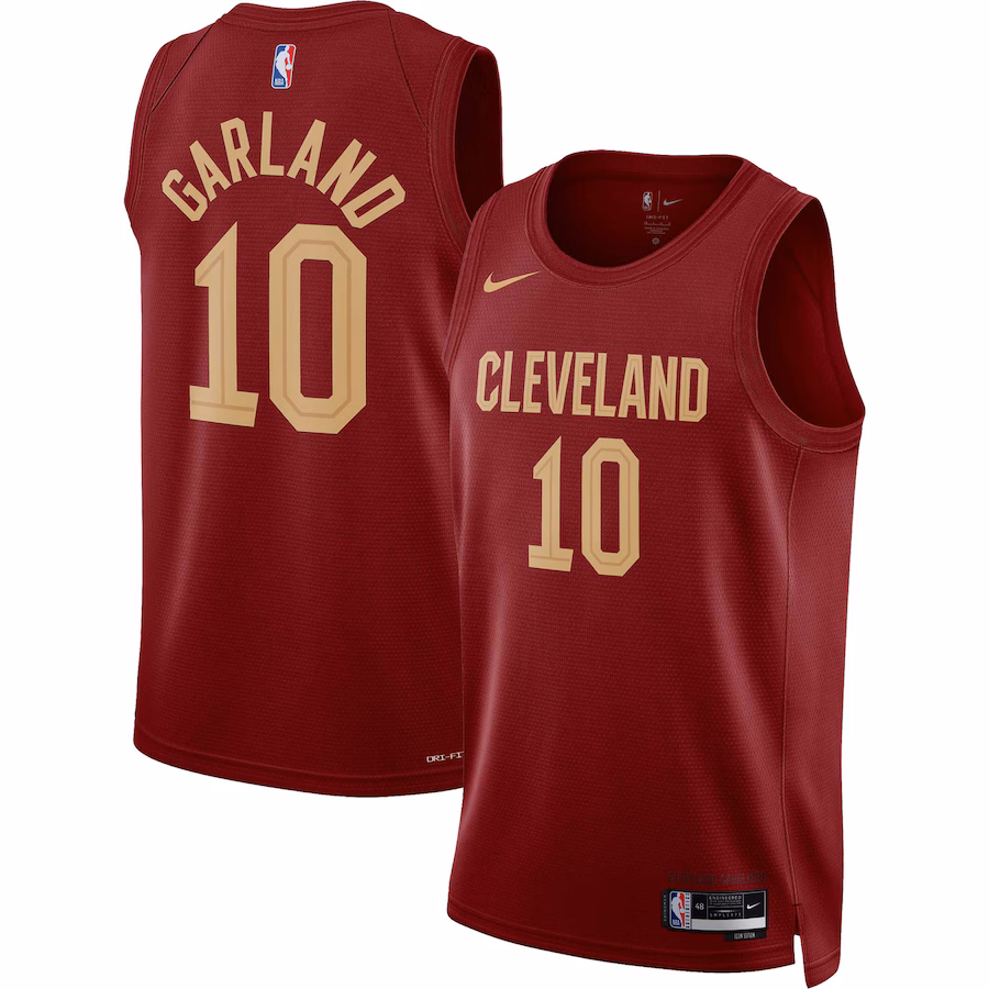 Unisex Cleveland Cavaliers Darius Garland Nike Wine Swingman Jersey - Icon Edition - Jersey