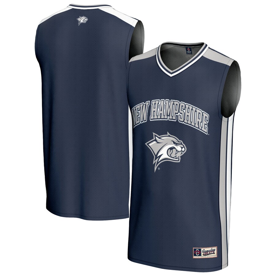 Unisex GameDay Greats Navy New Hampshire Wildcats Spirit Basketball Jersey - Jersey