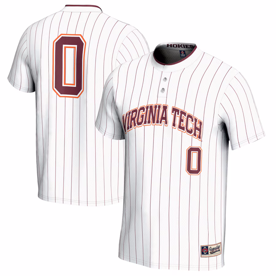 Youth GameDay Greats #0 White Virginia Tech Hokies Softball Fashion Jersey - Jersey