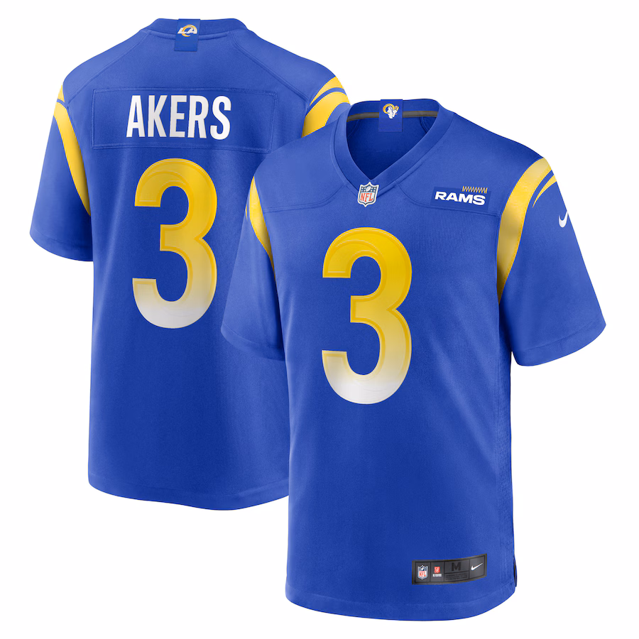Men's Los Angeles Rams Cam Akers Nike Royal Game Jersey - Jersey
