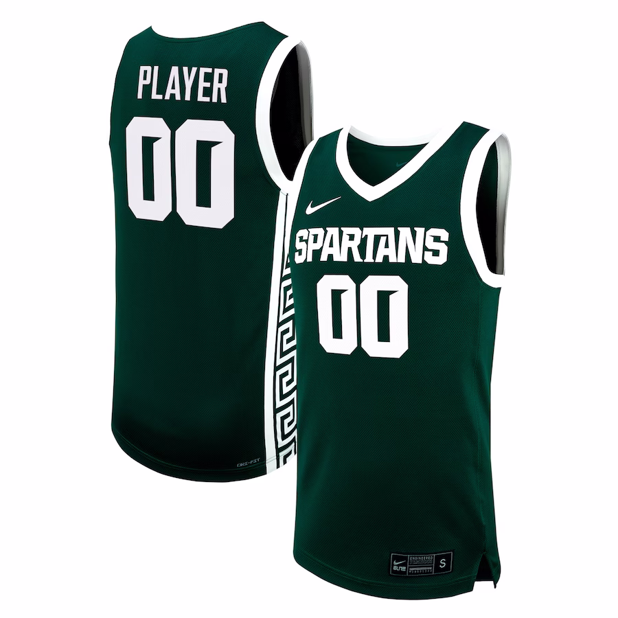 Michigan State Spartans Nike Unisex NIL Pick-A-Player Women's Basketball Jersey - Green - Jersey