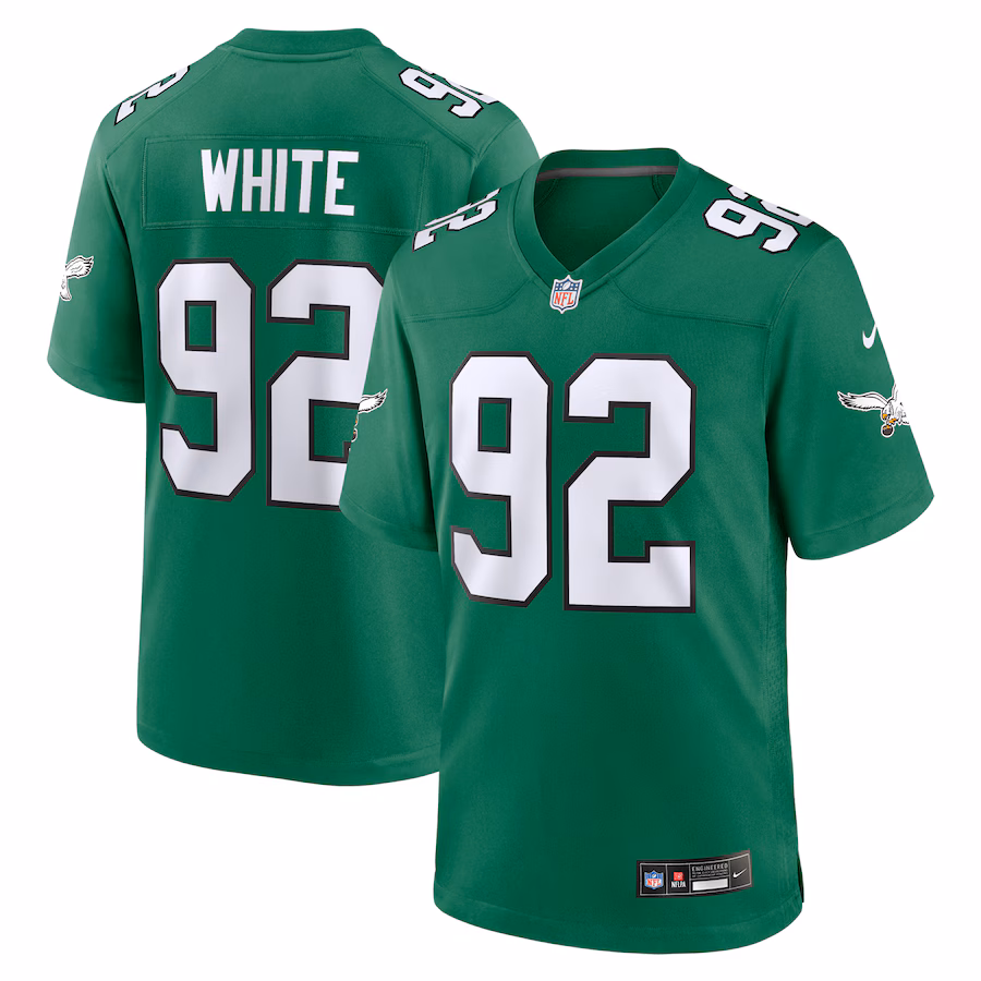 Men's Philadelphia Eagles Reggie White Nike Kelly Green Alternate Game Jersey - Jersey