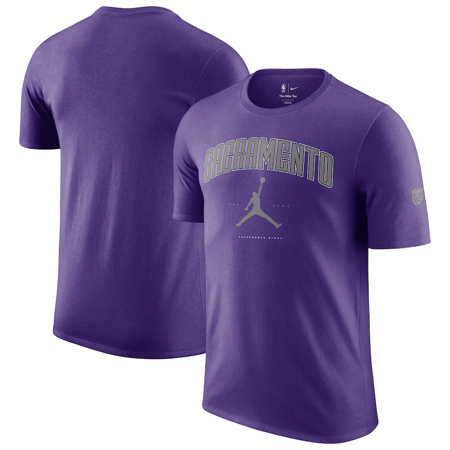 Unisex Sacramento Kings Jordan Brand Purple Essential Cities T-Shirt - Jersey