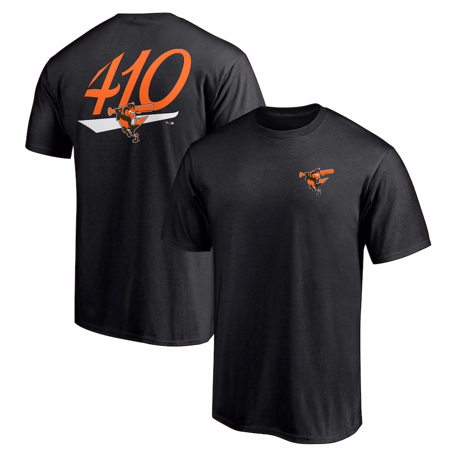Men's Baltimore Orioles Black The 410 T-Shirt - Jersey