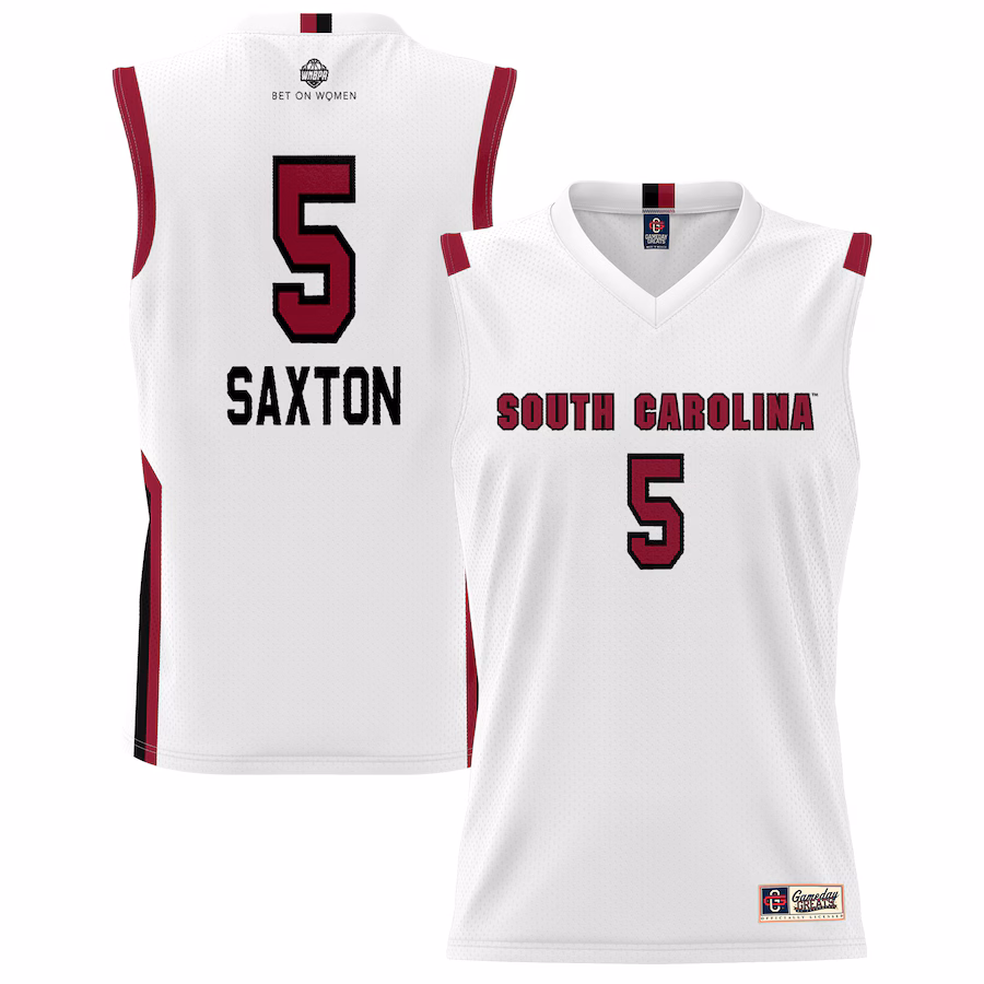 Unisex GameDay Greats Victaria Saxton White South Carolina Gamecocks Lightweight Basketball Alumni Jersey - Jersey