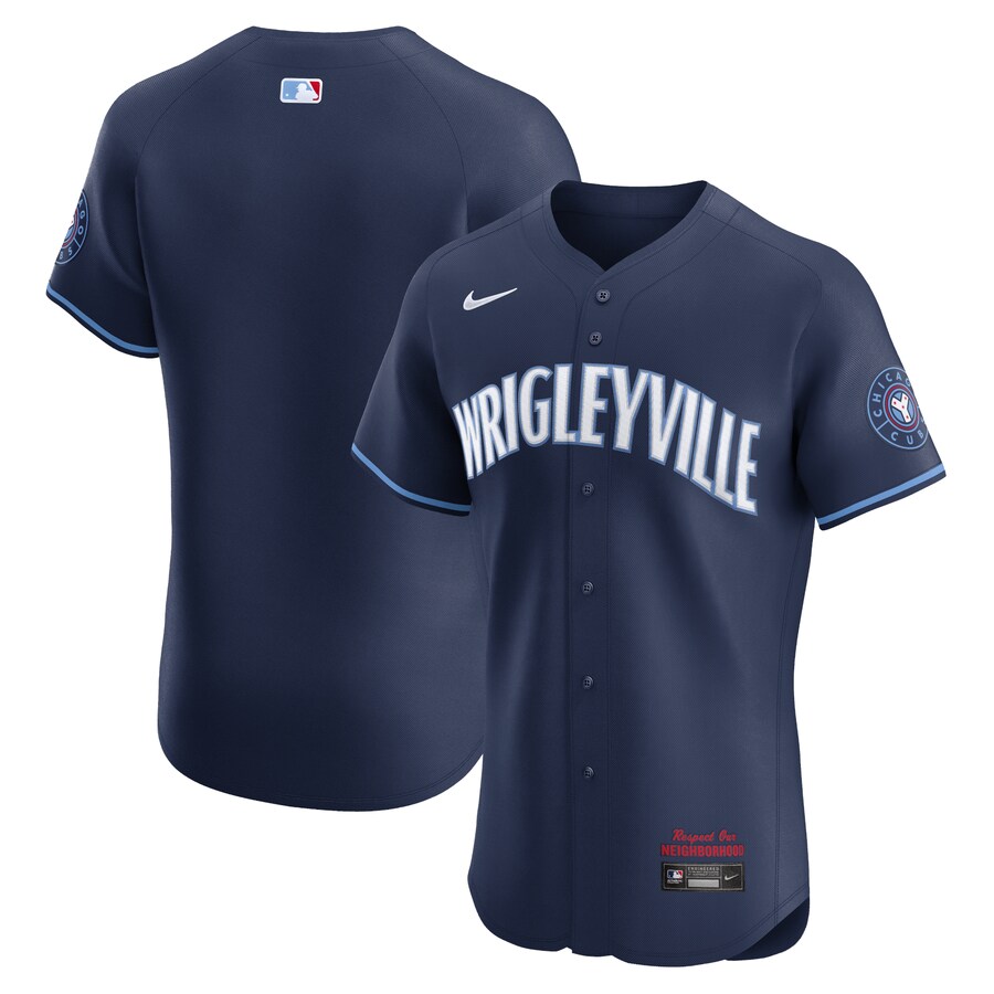 Men's Chicago Cubs  Nike Navy City Connect Elite Jersey - Jersey