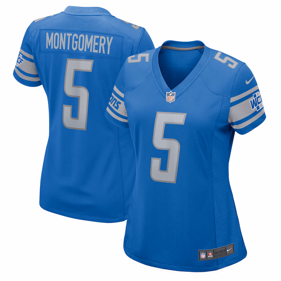 Women's Detroit Lions David Montgomery Nike Blue Game Player Jersey - Jersey