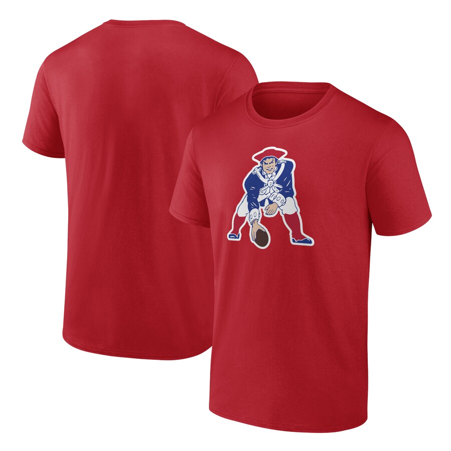 Men's New England Patriots Fanatics Red Primary Logo T-Shirt - Jersey