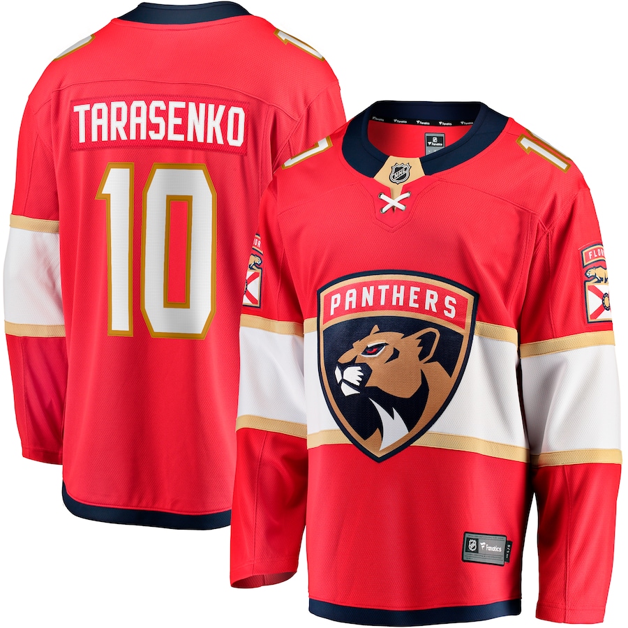 Men's Florida Panthers Vladimir Tarasenko Fanatics Red Home Breakaway Jersey - Jersey